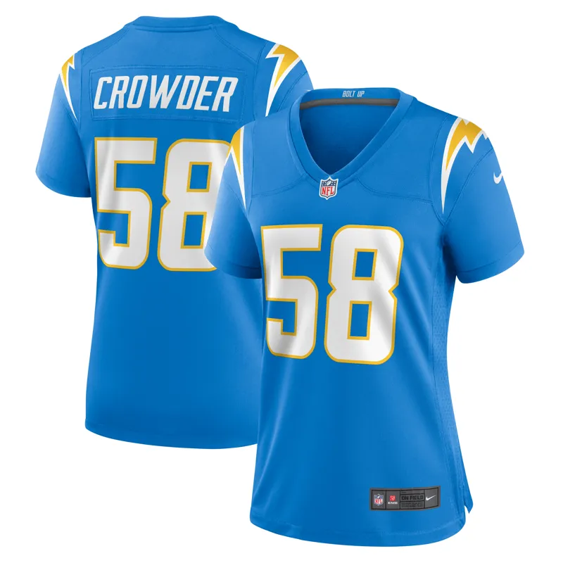 Los Angeles Chargers Jersey Scott Matlock Powder Blue Team Game Jersey - Image 3