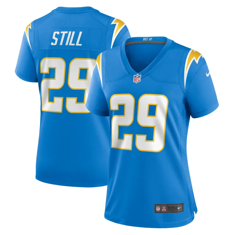 Los Angeles Chargers Jersey Tarheeb Still Powder Blue Game Jersey