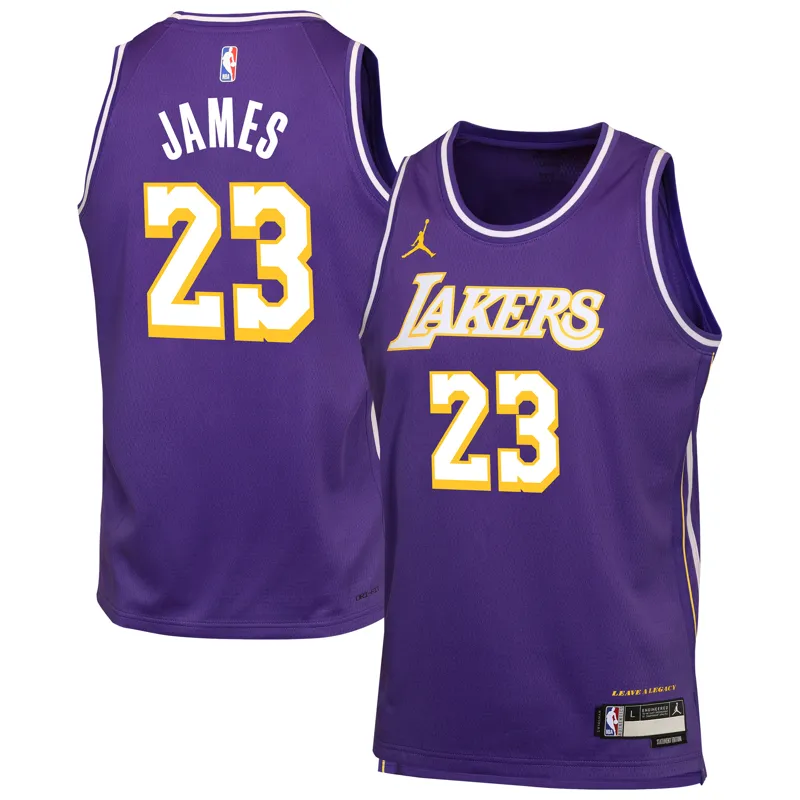 Los Angeles Lakers Jersey Gold Swingman Custom Icon Edition Jersey - Image 5