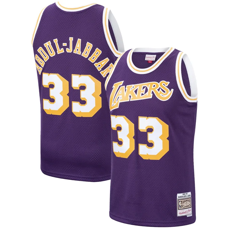 Los Angeles Lakers Jersey Jordan Brand Lebron James Purple Swingman Statement Edition Jersey - Image 3