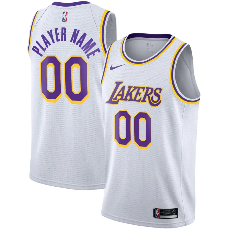 Los Angeles Lakers Jersey Shaquille Oneal Purple Hardwood Classics Swingman Jersey - Image 2