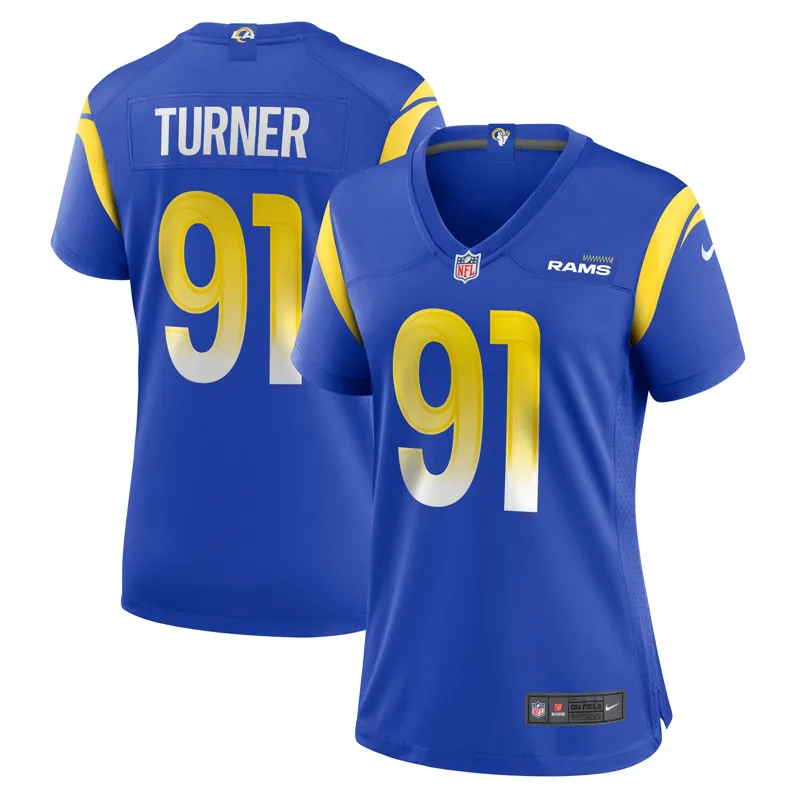 Los Angeles Rams Jersey Kobie Turner Royal Home Game Jersey