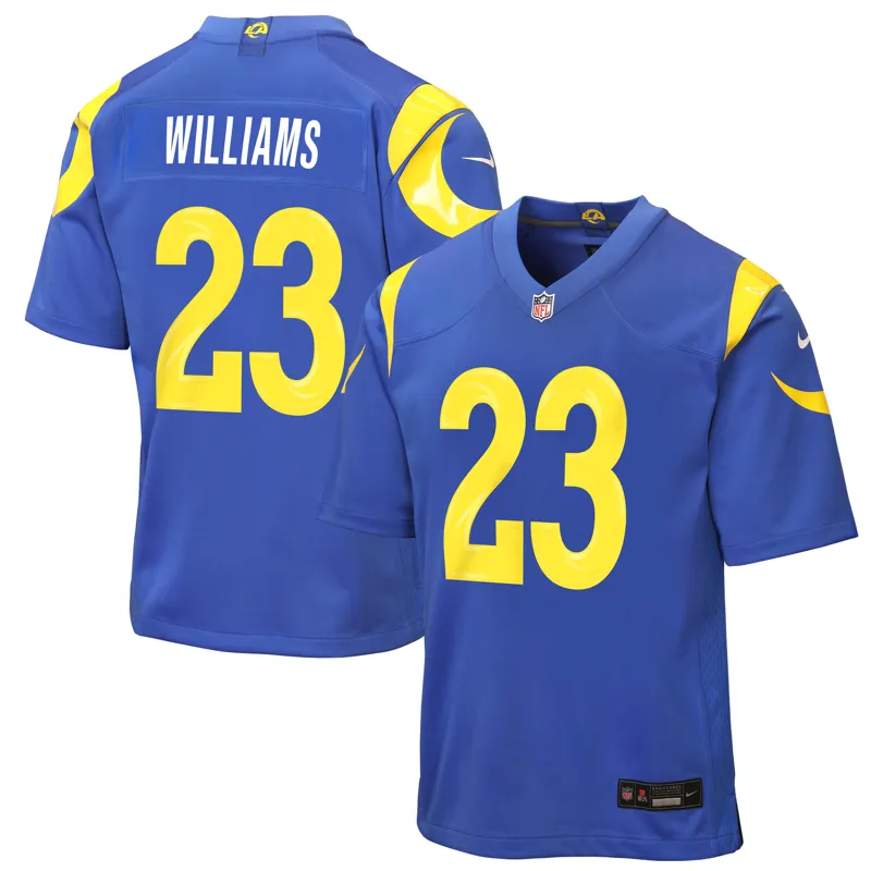 Los Angeles Rams Jersey Kyren Williams Royal Game Jersey
