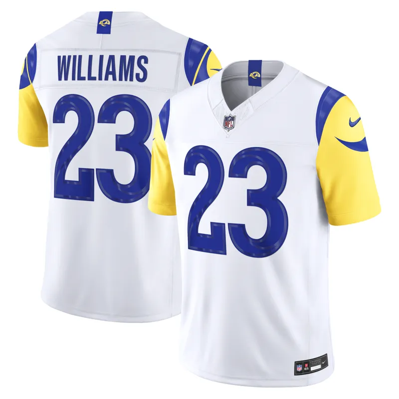Los Angeles Rams Jersey Kyren Williams White Game Jersey - Image 2