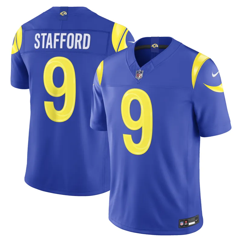 Los Angeles Rams Jersey Matthew Stafford Royal Player Game Jersey - Image 4