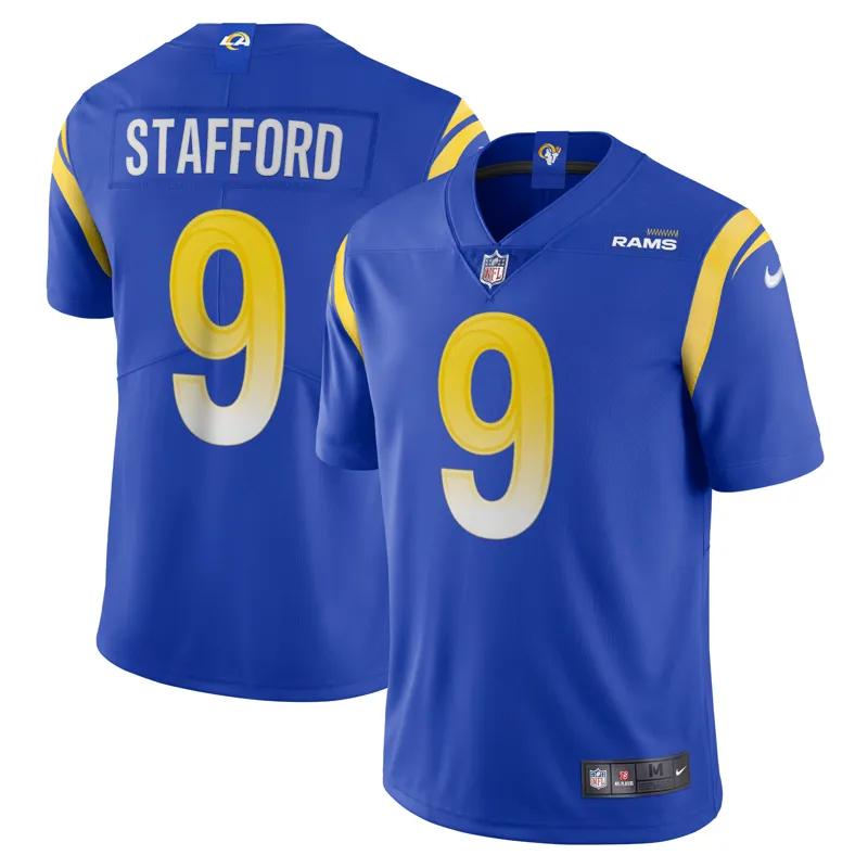 Los Angeles Rams Jersey Matthew Stafford Royal Vapor Limited Jersey