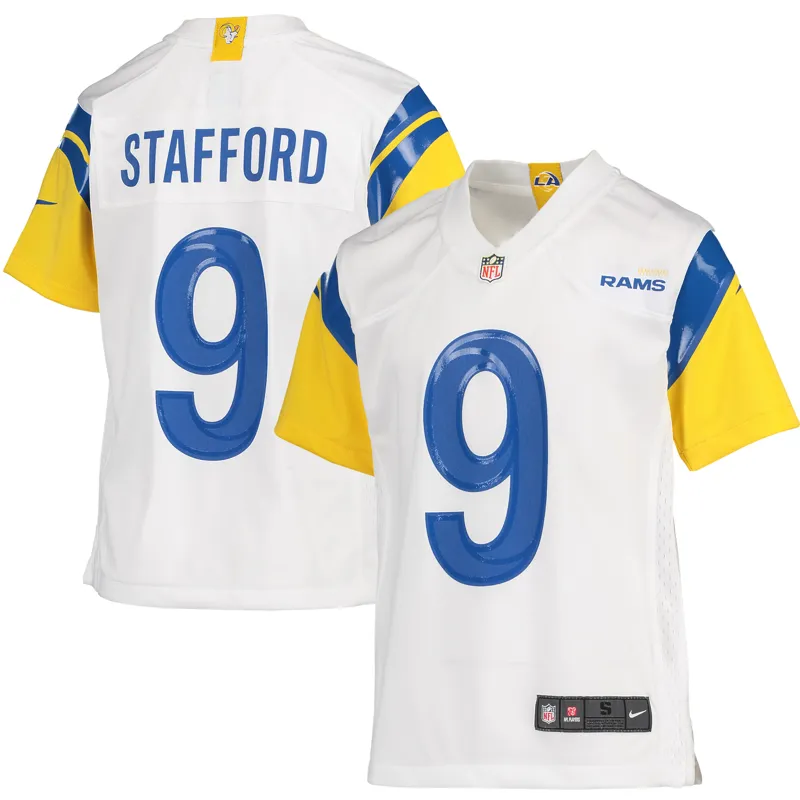 Los Angeles Rams Jersey Matthew Stafford White Game Jersey - Image 2