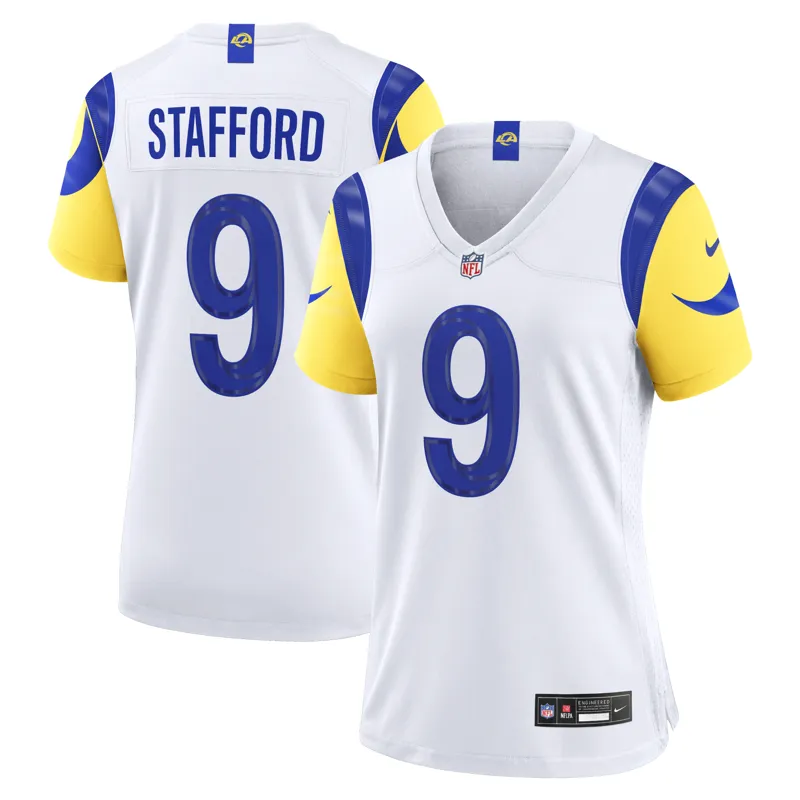 Los Angeles Rams Jersey Matthew Stafford White Alternate Game Jersey - Image 5