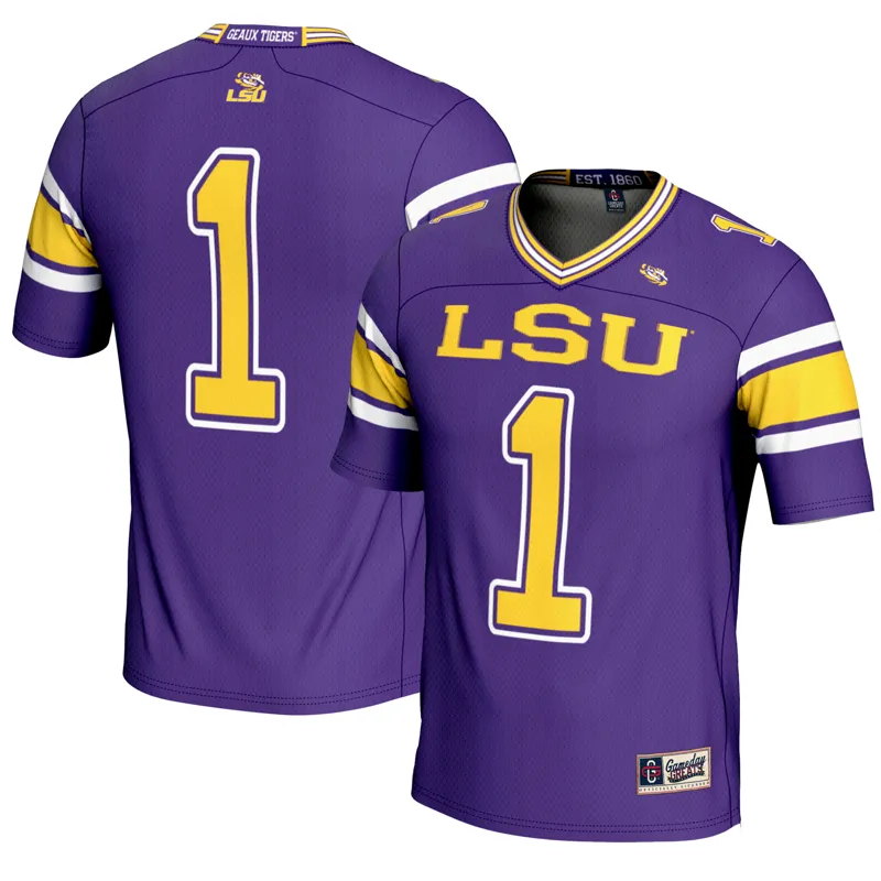 Lsu Tigers Jersey Gameday Greats #1 Pink Lightweight Jersey - Image 3