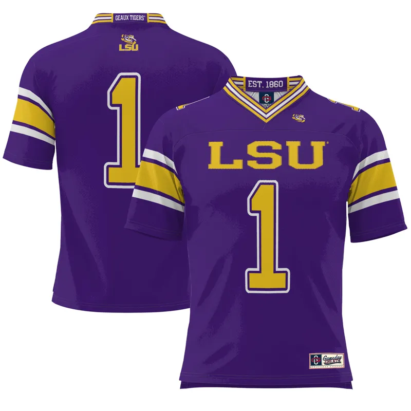 Lsu Tigers Jersey Gameday Greats #1 Pink Lightweight Jersey - Image 4
