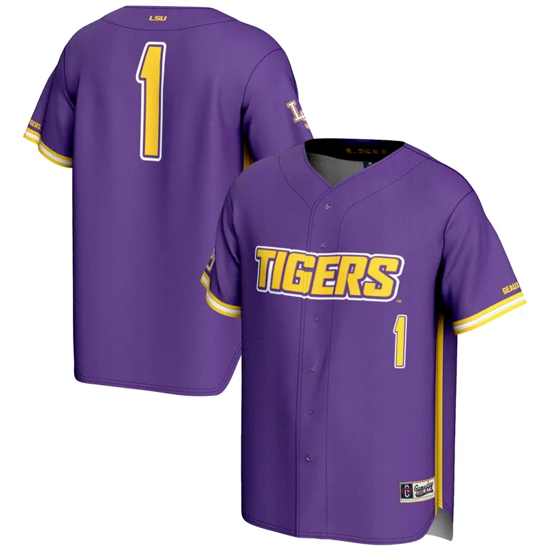 Lsu Tigers Jersey Gameday Greats #1 Purple Lightweight Jersey