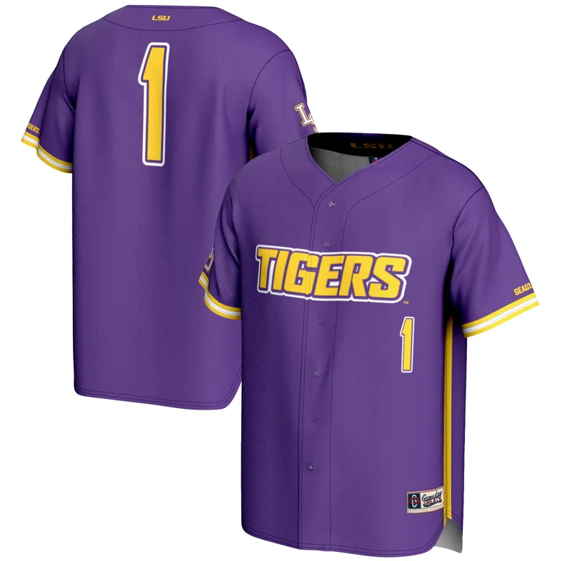Lsu Tigers Jersey Gameday Greats #1 Purple Lightweight Jersey - Image 5