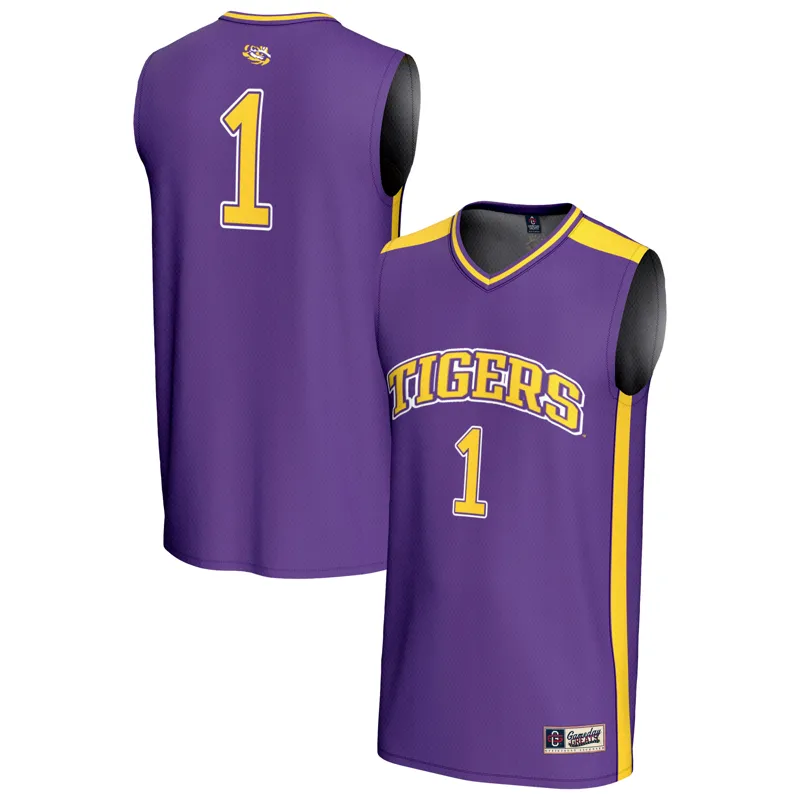 Lsu Tigers Jersey Gameday Greats #1 Purple Lightweight Jersey