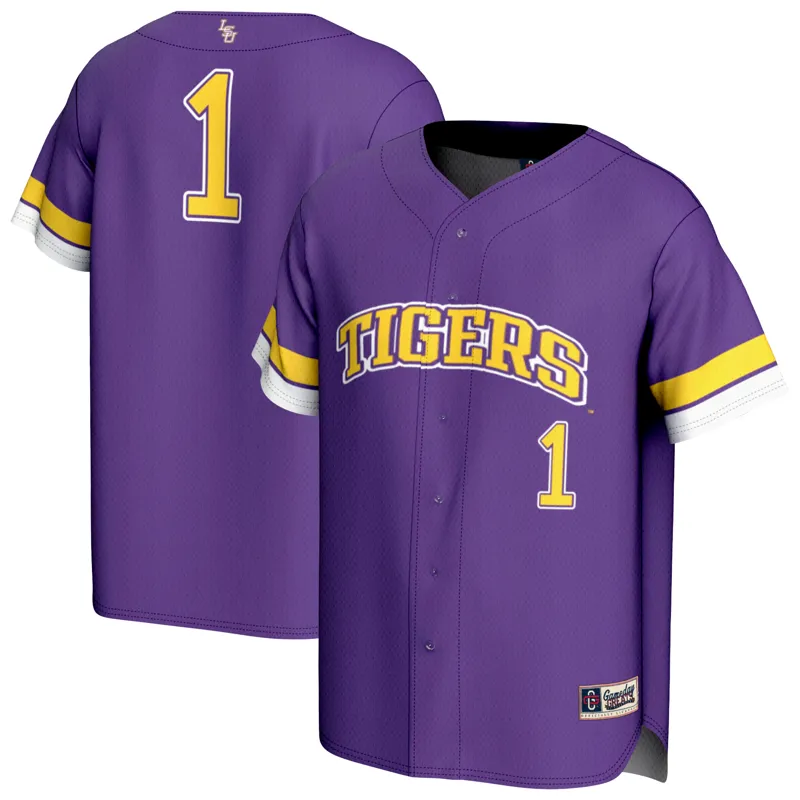 Lsu Tigers Jersey Gameday Greats #1 Purple Lightweight Collegiate Jersey