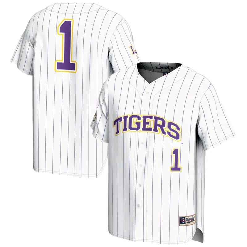 Lsu Tigers Jersey Gameday Greats #1 White Lightweight Jersey