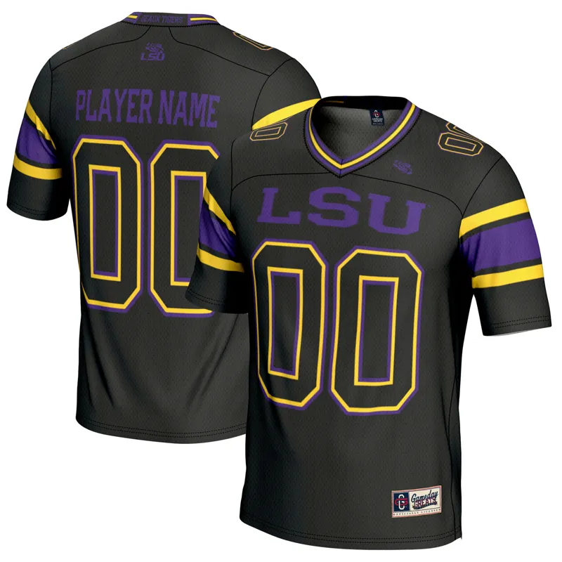 Lsu Tigers Jersey Gameday Greats Black Pick A Player Jersey - Image 3
