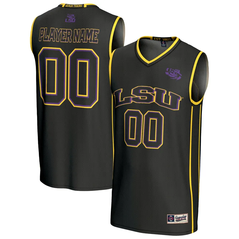 Lsu Tigers Jersey Gameday Greats Black Pick A Player Lightweight Collegiate Jersey - Image 4