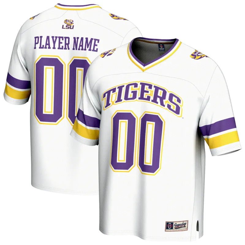 Lsu Tigers Jersey Gameday Greats White Pick A Player Jersey