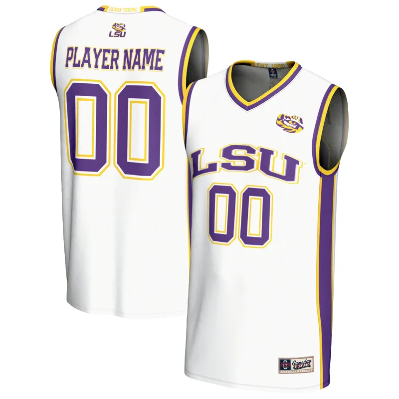 Lsu Tigers Jersey Gameday Greats White Pick A Player Lightweight Collegiate Jersey