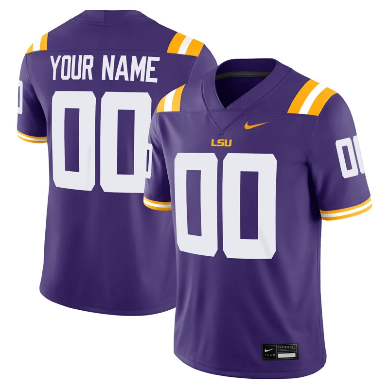 Lsu Tigers Jersey Purple Alternate Limited Jersey - Image 2