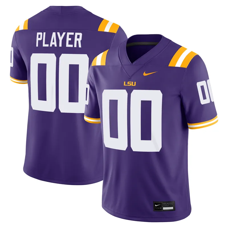Lsu Tigers Jersey Purple Alternate Limited Jersey - Image 4