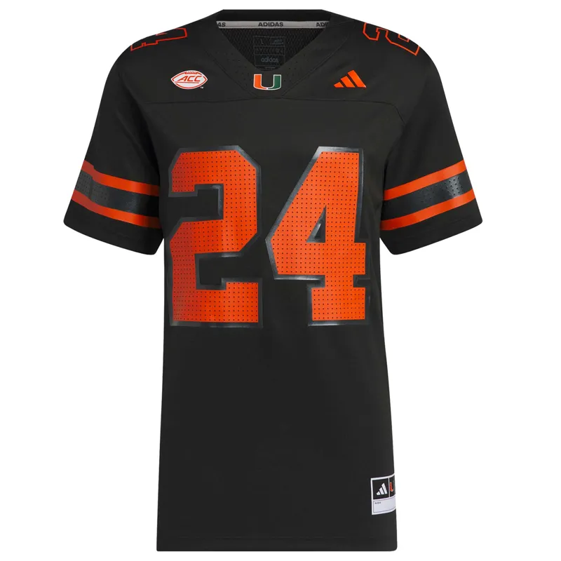 Miami Hurricanes Jersey #1 White Team Swingman Jersey - Image 5