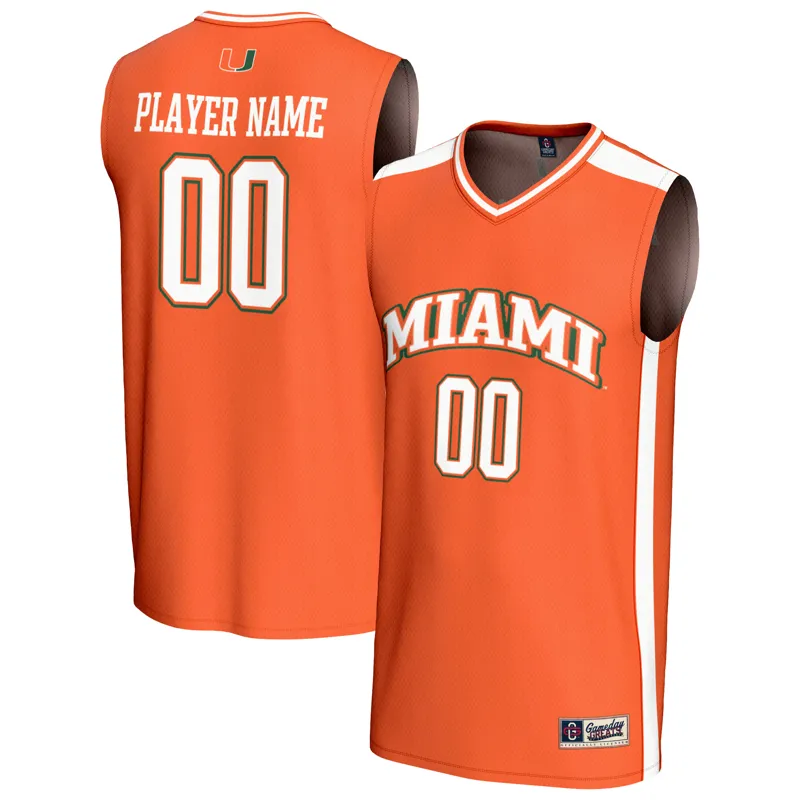 Miami Hurricanes Jersey Gameday Greats Black Pick A Player Lightweight Jersey - Image 5
