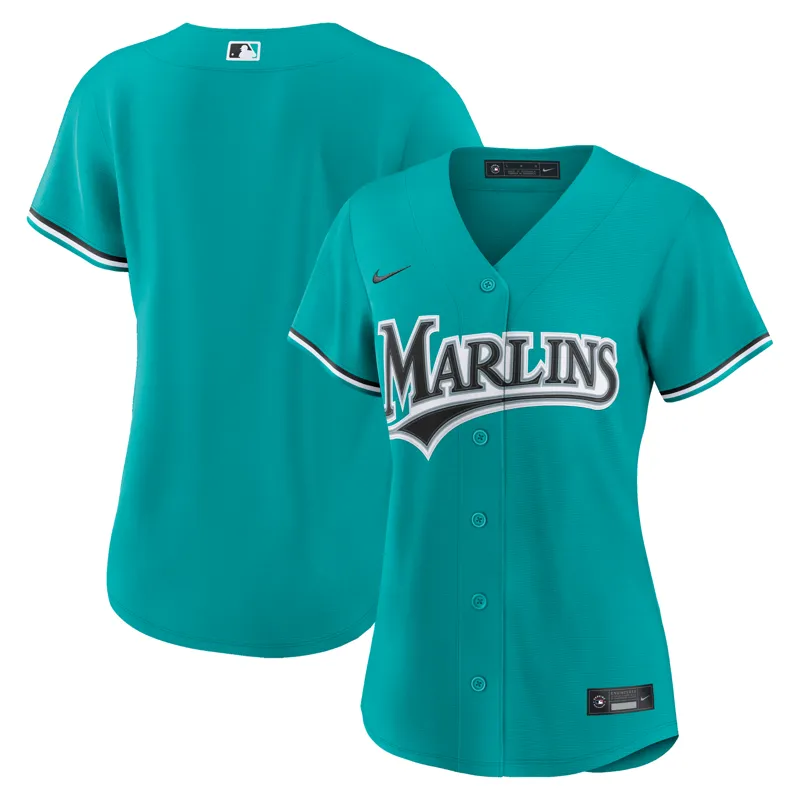 Miami Marlins Jersey Teal Alternate Jersey