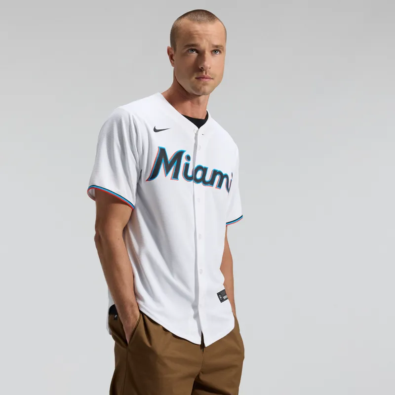 Miami Marlins Jersey White Home Limited Pick A Player Retired Roster Jersey - Image 2