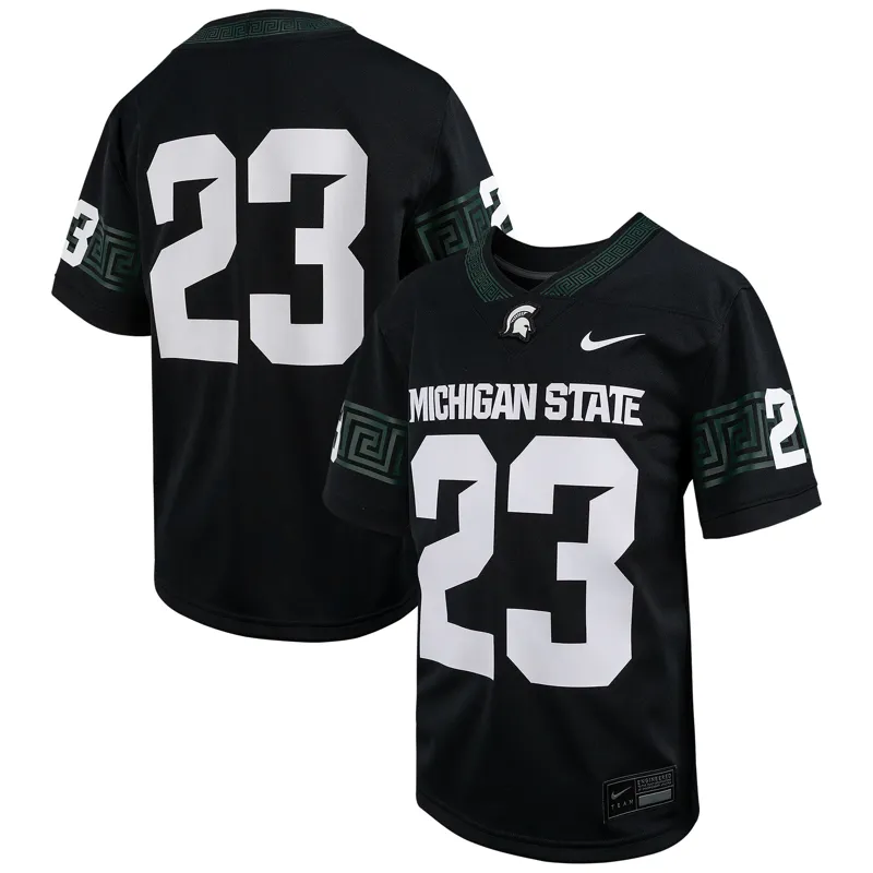 Michigan State Spartans Jersey #1 White Home Jersey - Image 4