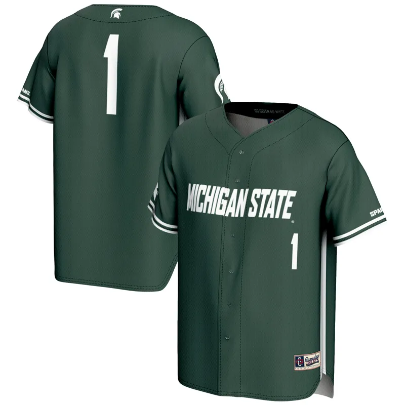 Michigan State Spartans Jersey Gameday Greats #1 Green Lightweight Jersey - Image 4