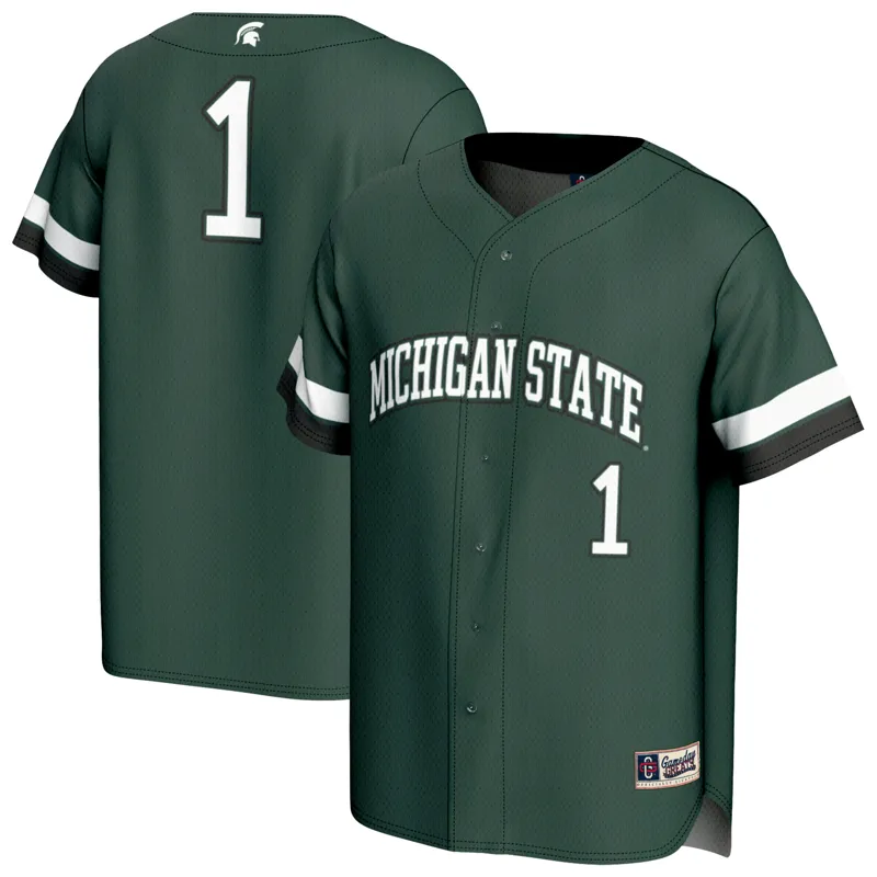 Michigan State Spartans Jersey Gameday Greats #1 Green Lightweight Collegiate Jersey - Image 3