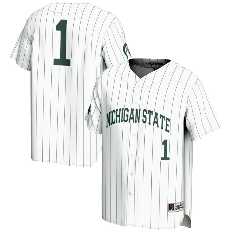 Michigan State Spartans Jersey Gameday Greats #1 White Lightweight Jersey - Image 4