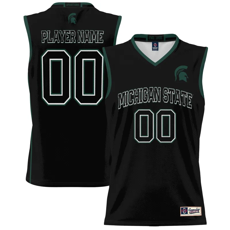 Michigan State Spartans Jersey Gameday Greats Black Pick A Player Jersey - Image 4