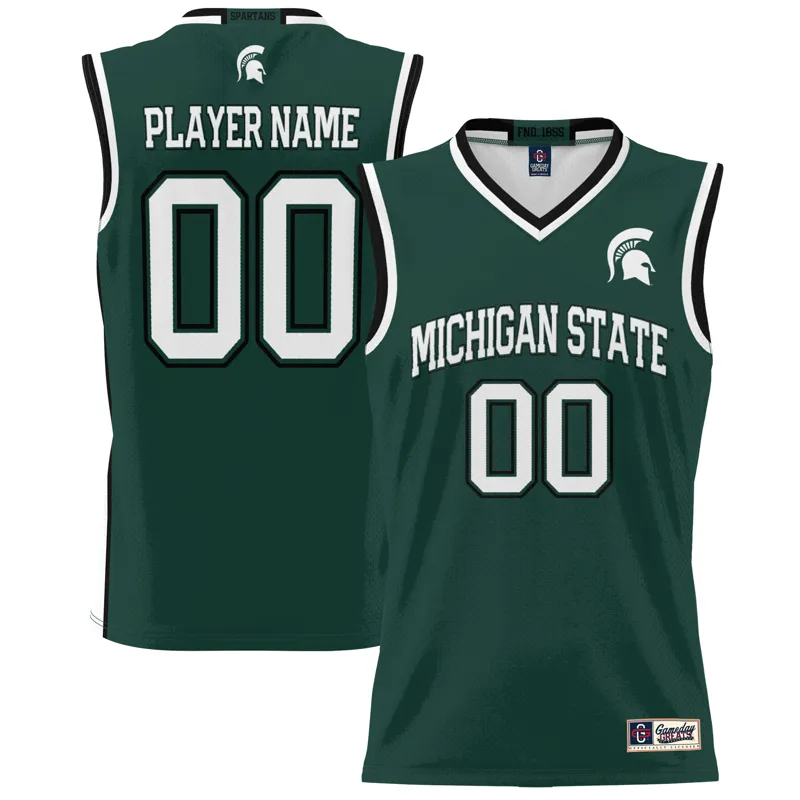 Michigan State Spartans Jersey Gameday Greats Green Pick A Player Jersey