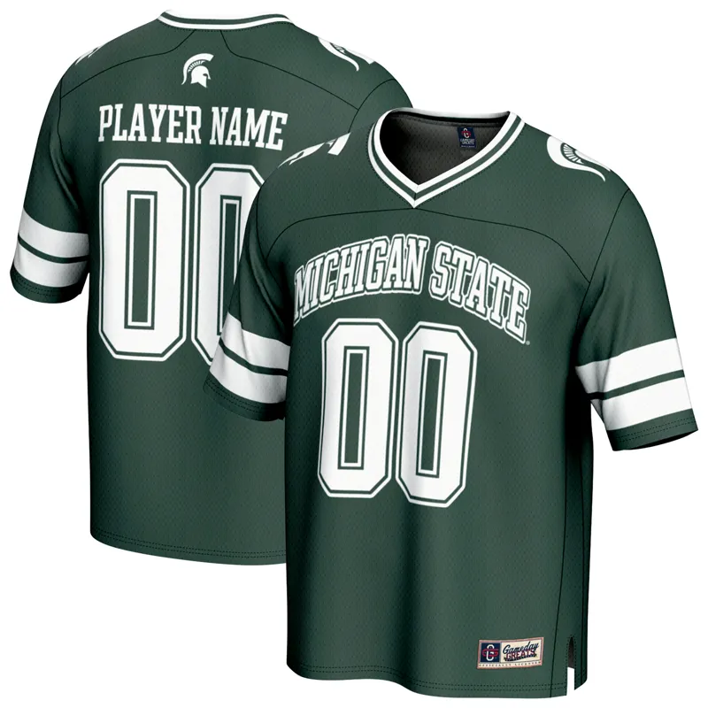 Michigan State Spartans Jersey Gameday Greats Green Lightweight Pick A Player Jersey - Image 5