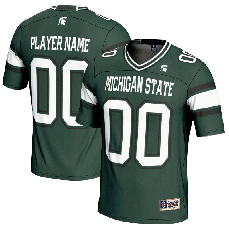 Michigan State Spartans Jersey Gameday Greats Green Lightweight Pick A Player Jersey - Image 3