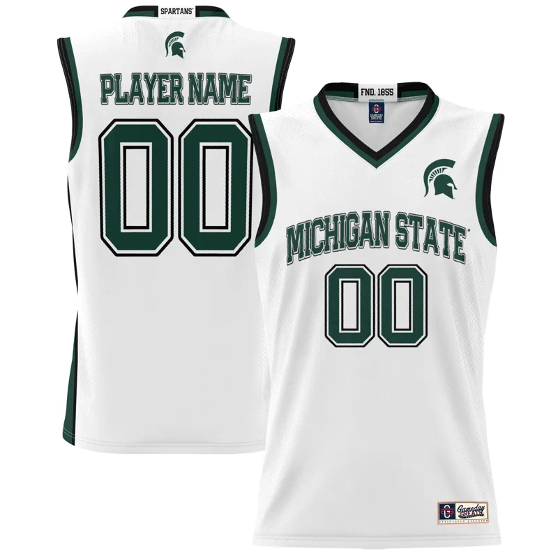 Michigan State Spartans Jersey Gameday Greats White Pick A Player Jersey - Image 5