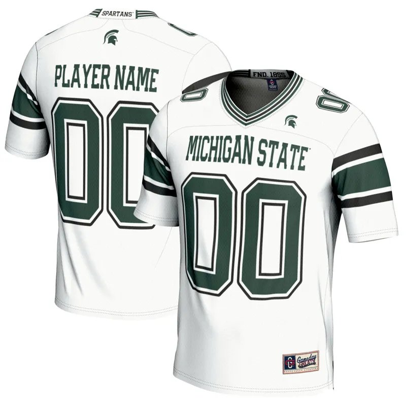 Michigan State Spartans Jersey Gameday Greats White Pick A Player Jersey - Image 2