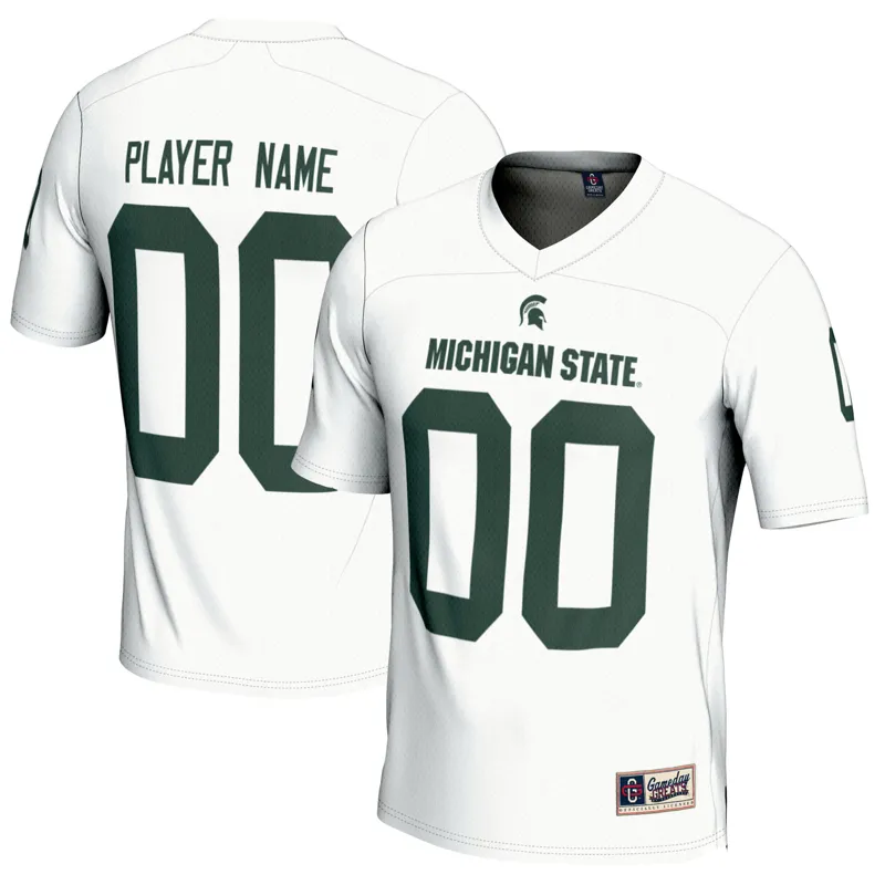 Michigan State Spartans Jersey Gameday Greats White Pick A Player Jersey - Image 3
