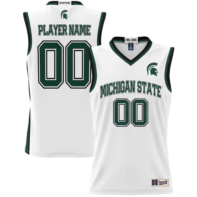 Michigan State Spartans Jersey Gameday Greats White Pick A Player Jersey - Image 2