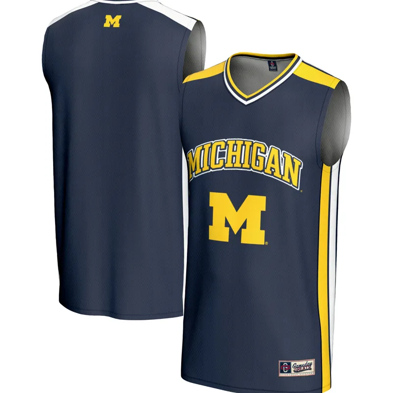 Michigan Wolverines Jersey Gameday Greats Navy Spirit Jersey