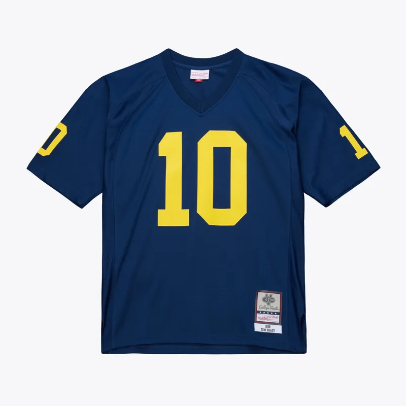 Michigan Wolverines Jersey Tom Brady Navy 1999 College Vault Jersey