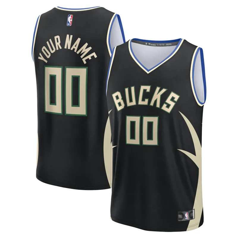 Milwaukee Bucks Jersey Aj Green Hunter Green Fast Break Player Icon Edition Jersey - Image 3