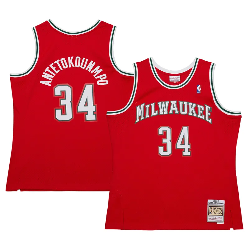 Milwaukee Bucks Jersey Giannis Antetokounmpo Hunter Green Swingman Icon Edition Jersey - Image 3
