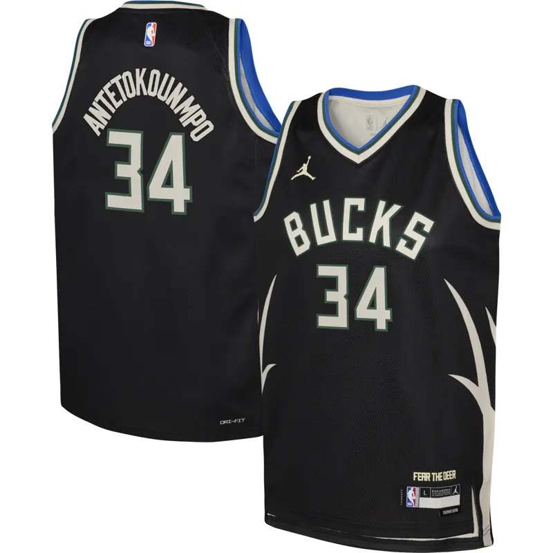 Milwaukee Bucks Jersey Hunter Green Swingman Custom Icon Edition Jersey - Image 4