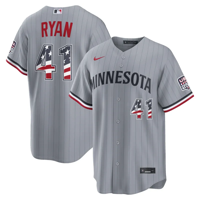 Minnesota Twins Jersey Joe Mauer White Home Retired Player Jersey - Image 2