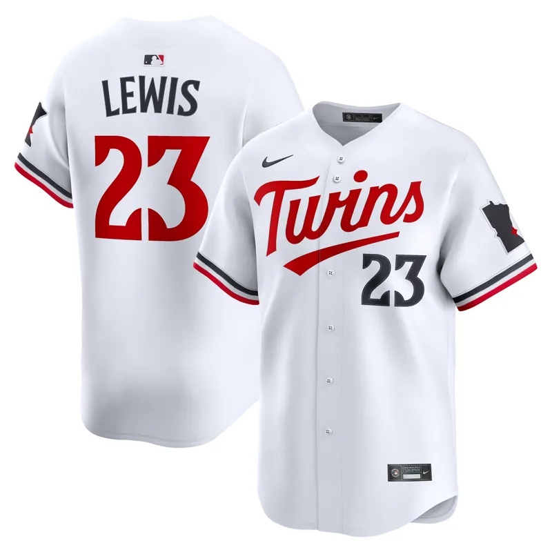 Minnesota Twins Jersey Royce Lewis White Home Limited Player Jersey