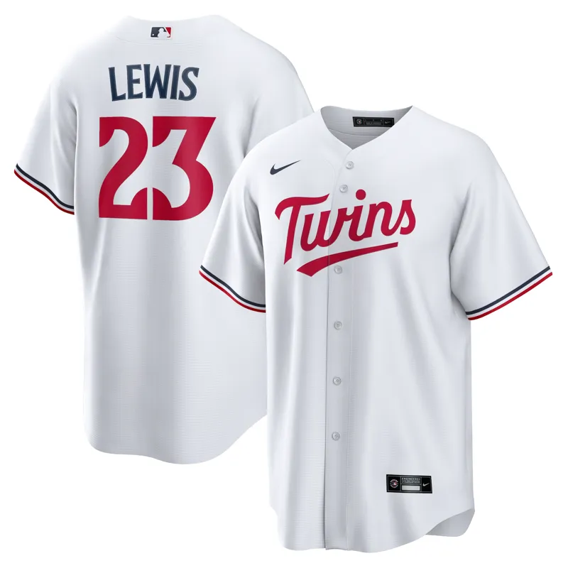Minnesota Twins Jersey Royce Lewis White Home Limited Player Jersey - Image 3