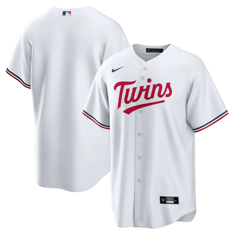 Minnesota Twins Jersey Ryan Jeffers White Home Player Jersey - Image 4